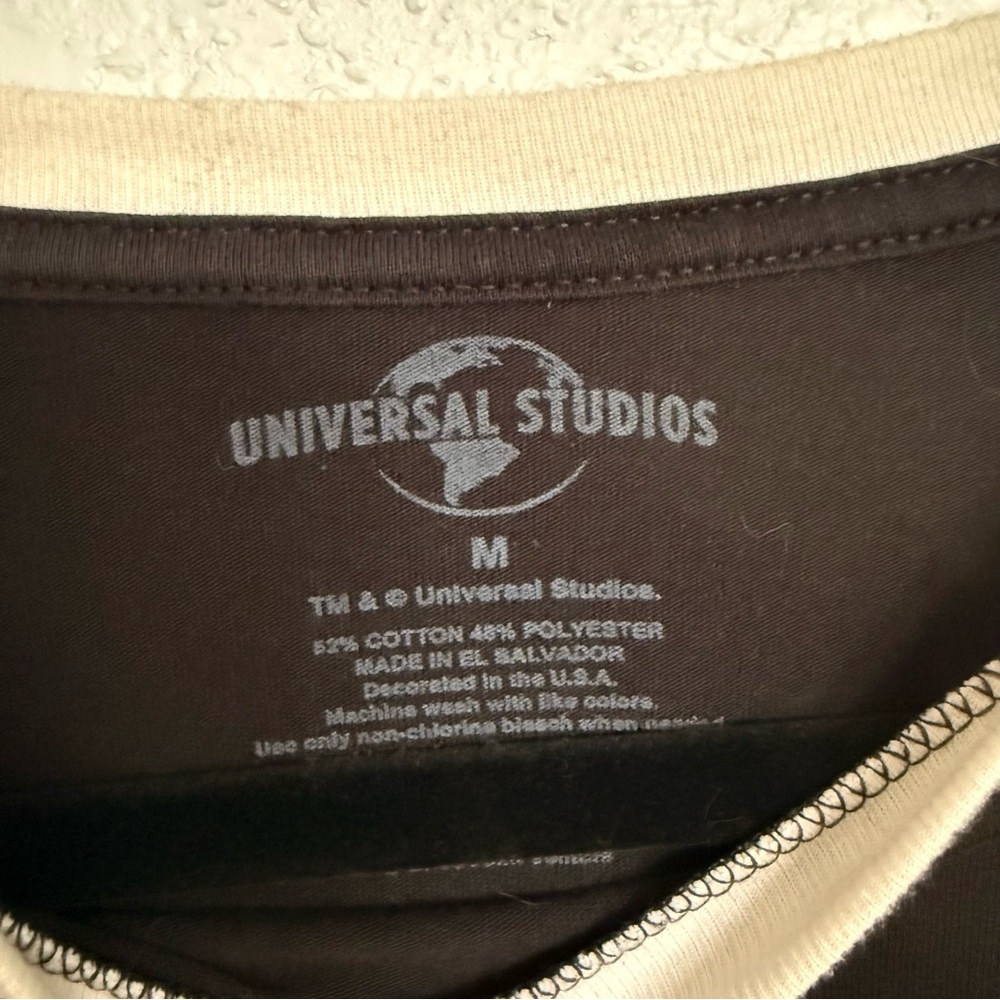 Universal Studios Black Ringer Tee - image 4